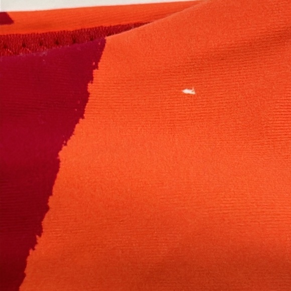 Seafolly Standard Rise High Cut Bikini Bottom Swim New Wave Spicy Orange Size 4 - Picture 5 of 7